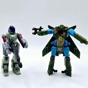 Transformer G 1995 Cyberjet & 1983 Robotech Scott Bernard Action Figurine